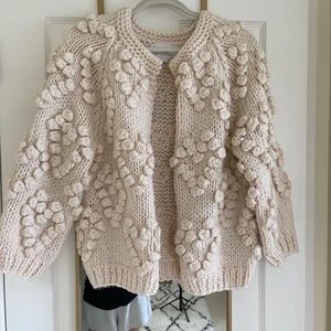 Ivory Knit Cardigan